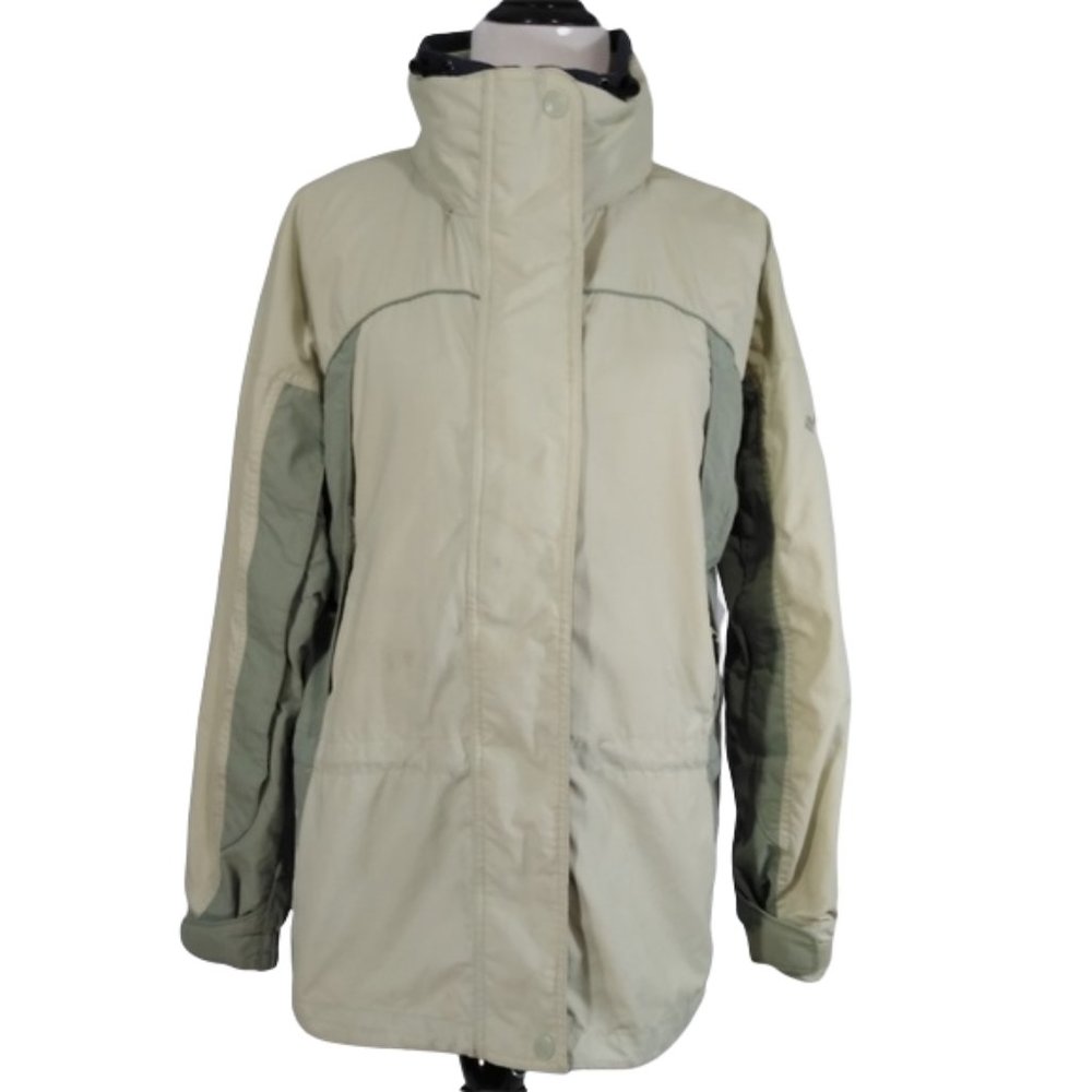 COLUMBIA Sportwear Women Hooded Coat Jacket Size L